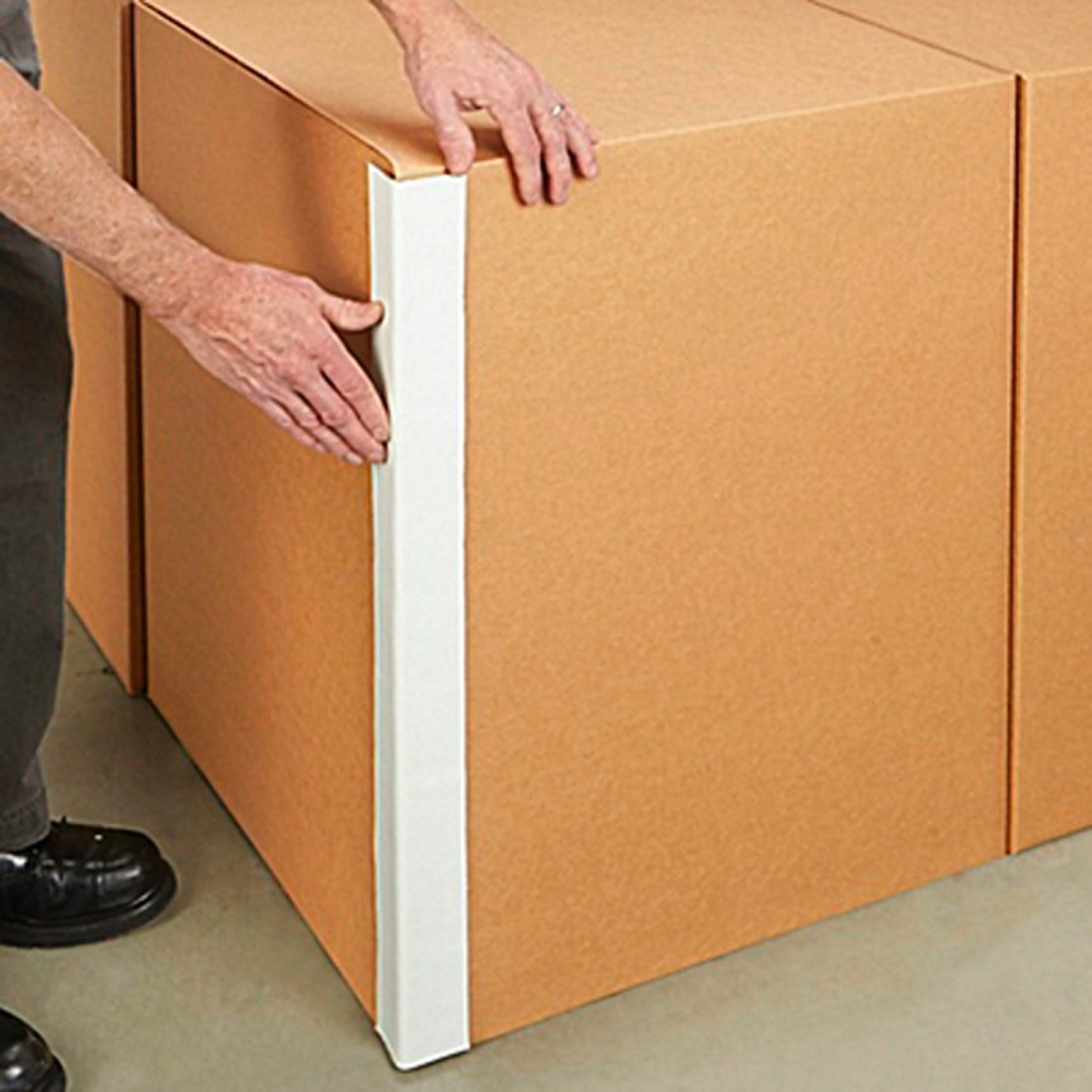 AC-110 Portable Cutter with Cardboard Edge Protectors 2" x 2" x 48", Full Pallet of 2800 pc, White AC-110 Portable Cutter with Cardboard Edge Protectors 2" x 2" x 48", Full Pallet of 2800 pc, White 7